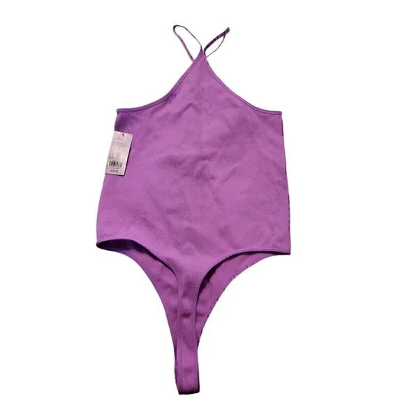 Wild Fable Women's Seamless Bodysuit Vibrant Purple Size L NWT - Picture 5 of 6
